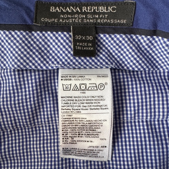 Banana Republic Men's Slim Fit Herringbone Cotton Casual Dress Pant Gray‎ 32x30 - Picture 2 of 13